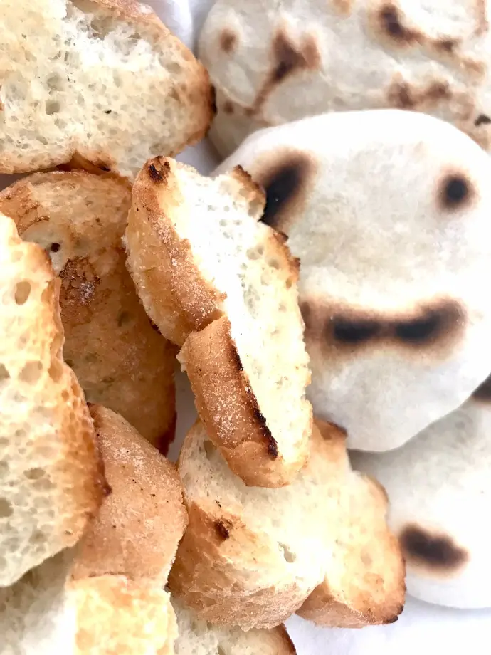 Mini tostadas artesanales Texao